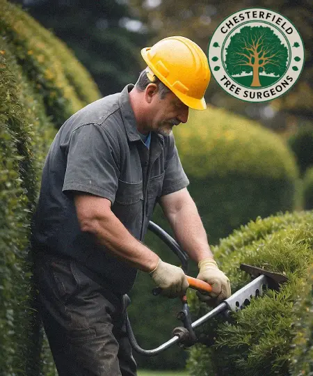 hedge trimming chesterfield